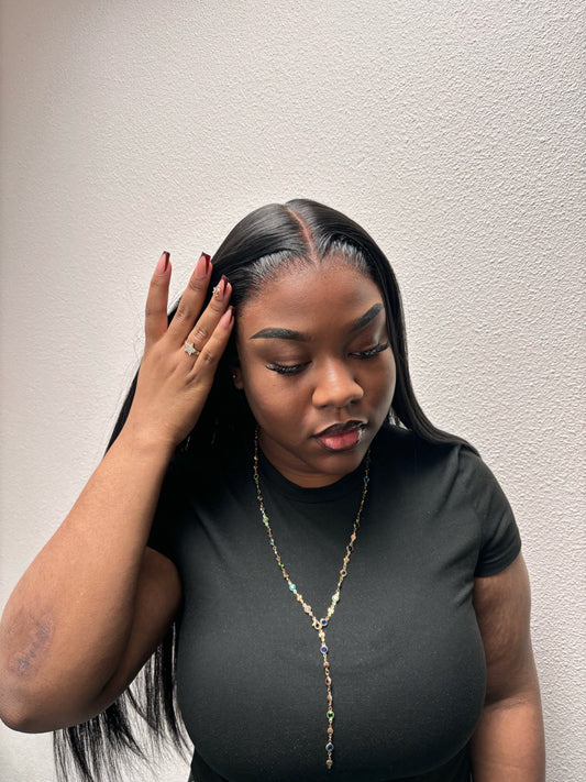 KIM-perruque synthétique lace frontal 13*6